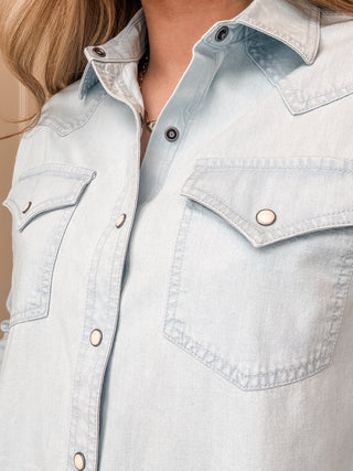 Asheville Snap Shirt - Allure Boutique WY