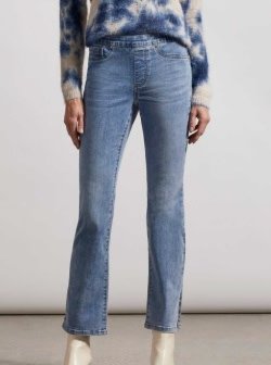 AUDREY PULL ON MICROFLARE JEANS-LT. VINTAGE - Allure Boutique WY