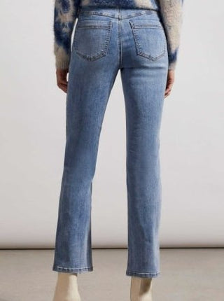 AUDREY PULL ON MICROFLARE JEANS-LT. VINTAGE - Allure Boutique WY