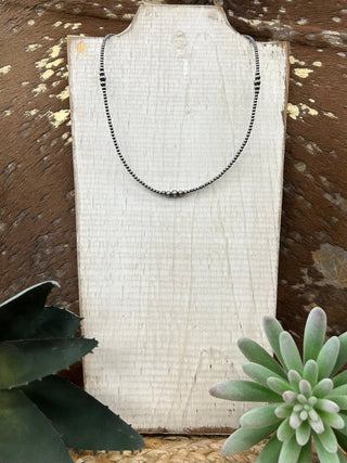 Authentic Navajo Pearls Graduated 3 - 6mm 18" - Allure Boutique WY