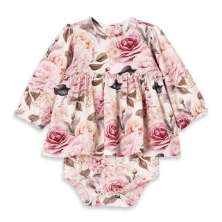 Baby Bamboo Floral Skirted Bodysuit - Allure Boutique WY