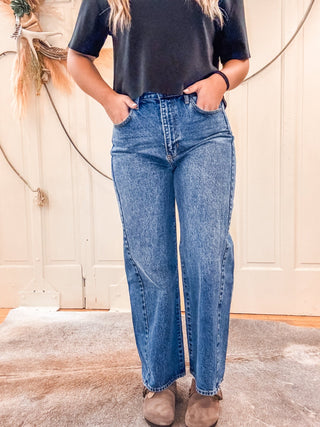 Barrel Jean Twist - Allure Boutique WY