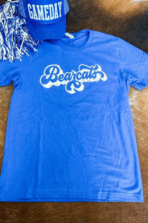 Bearcats Retro Gameday Tee - Allure Boutique WY