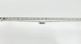 White Buffalo 4 Stone Bar Necklace