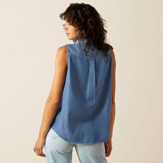 Billie Jean Shirt Chambray - Allure Boutique WY