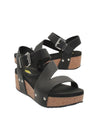 Biloxi Platform Sandal - Black - Allure Boutique WY