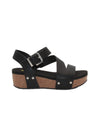 Biloxi Platform Sandal - Black - Allure Boutique WY