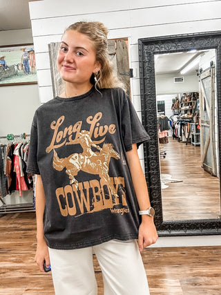 Black Beauty Acid Wash Graphic Tee - Allure Boutique WY