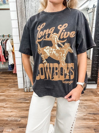 Black Beauty Acid Wash Graphic Tee - Allure Boutique WY
