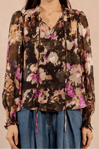 Black Clotilde Blouse - Allure Boutique WY