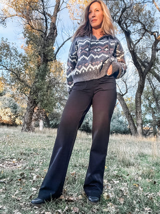 Black Marine Ponte Pant - Allure Boutique WY