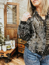 Black Paisley Button Down Shirt - Allure Boutique WY