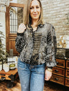 Black Paisley Button Down Shirt - Allure Boutique WY