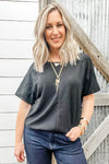 Black Reversible Short Sleeve - Allure Boutique WY