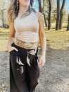 Black Wide Leg Woven Pants - Allure Boutique WY