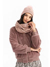 Blush Pink Knitted Hat & Scarf Set - Allure Boutique WY