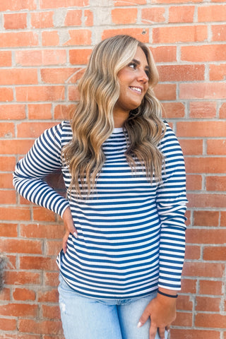 Boatneck Long Sleeve Shirt - Allure Boutique WY