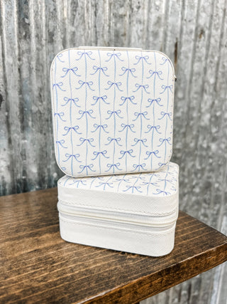 Bow Print Travel Jewelry Box - Allure Boutique WY