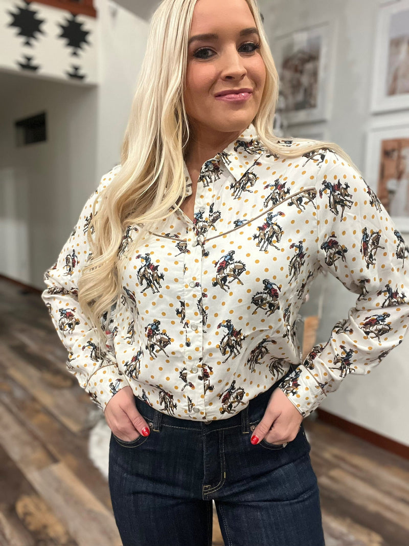 Buckaroo Betty Western Shirt - Allure Boutique WY