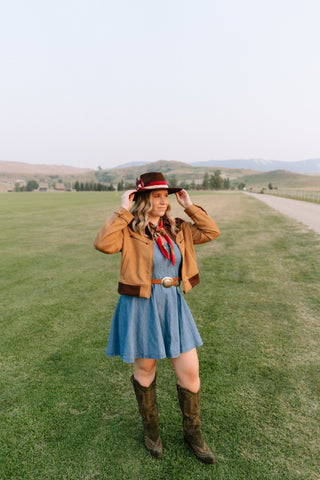 Buckle Denim Dress - Allure Boutique WY