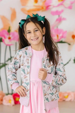 Cactus Cowgirl Shimmer Jacket - Allure Boutique WY