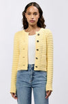 Cambria Old Money Cardigan Pale Banana - Allure Boutique WY