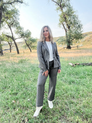 Camel Sand Peplum Blazer - Allure Boutique WY
