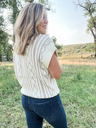 Cap Sleeve Dolman 1/2 Zip Sweater - Allure Boutique WY