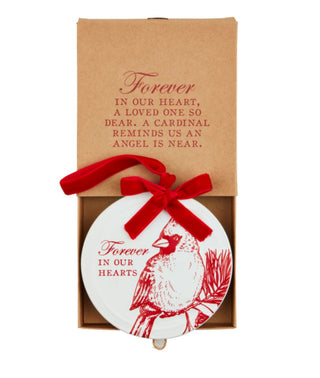 Cardinal Disc Ornament - Allure Boutique WY