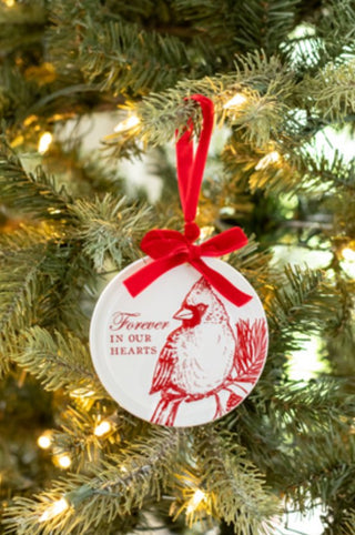Cardinal Disc Ornament - Allure Boutique WY