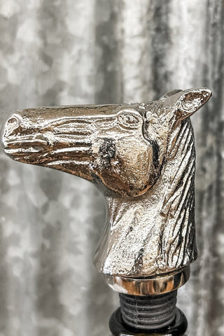 Cast Aluminum Horse Head Bottle Stopper - Allure Boutique WY