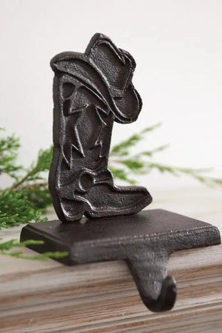 Cast Iron Boot Stocking Holder - Allure Boutique WY