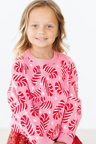 Children's Candy Cane Sweater - Allure Boutique WY