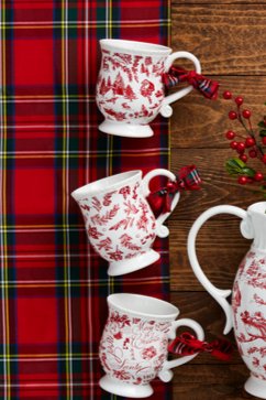 Christmas Mug with Bow - Allure Boutique WY