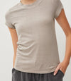 Classic Ribbed Crewneck Tee - Allure Boutique WY