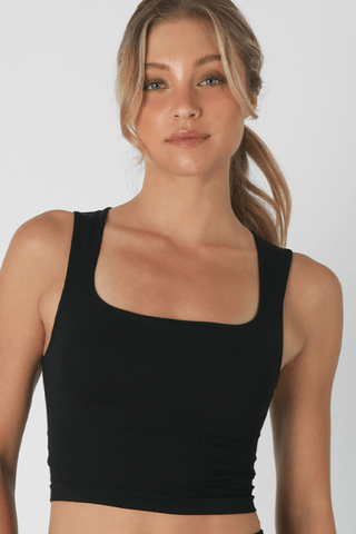 Clean Line Square Neck Tank - Allure Boutique WY