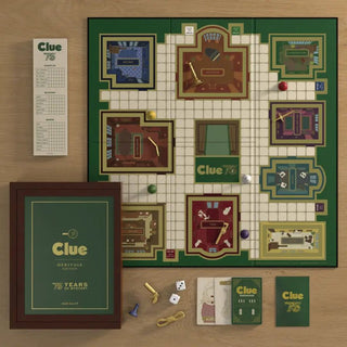 Clue Heritage Edition Bookshelf Board Game - Allure Boutique WY