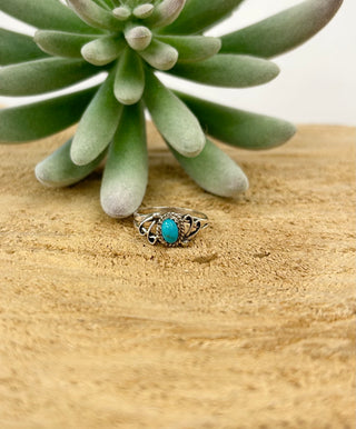 Dainty Mini Turquoise Ring 7