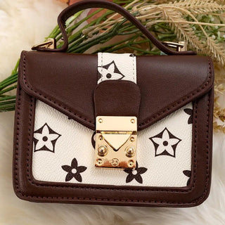 Coffee Brown LV Inspired Girls Purse - Allure Boutique WY