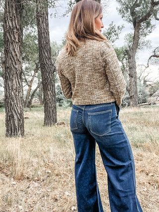 Collarless Moto Jacket - Allure Boutique WY
