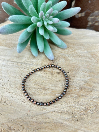 Copper Navajo Pearl Bracelet 4mm - Allure Boutique WY