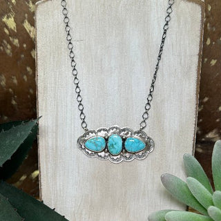 Cordell Platerro 3 Stone Necklace - Allure Boutique WY