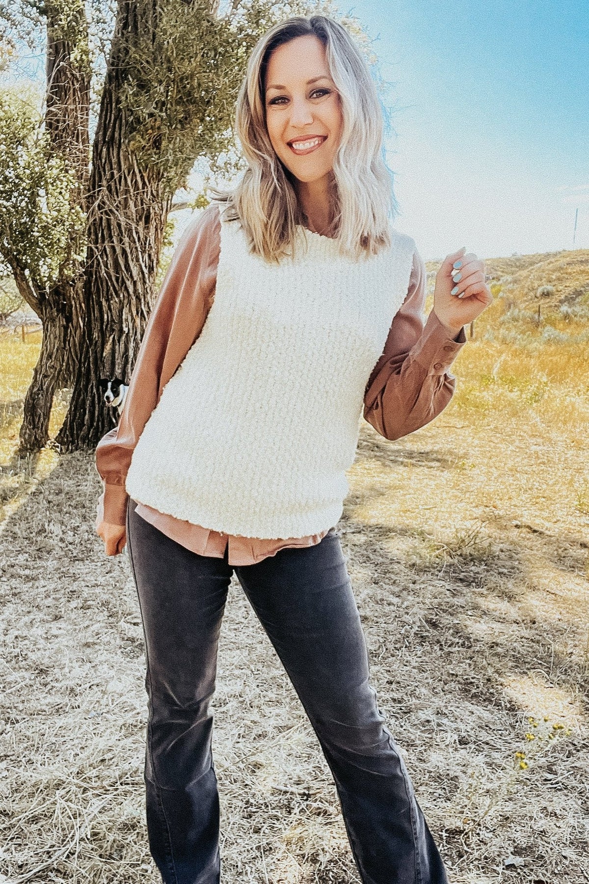 Cosette Sweater Tank - Allure Boutique WY