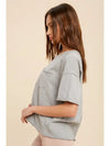 Cotton Garment Washed Short Sleeve Pocket Tee - Allure Boutique WY