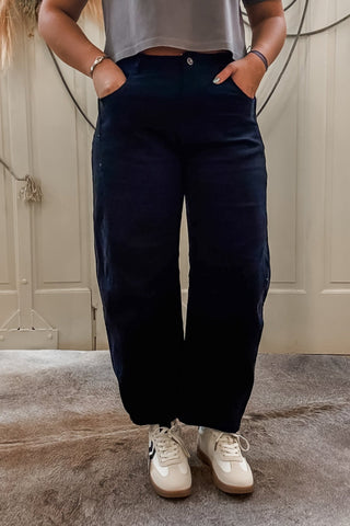 Cotton Twill Barrel Pant - Allure Boutique WY