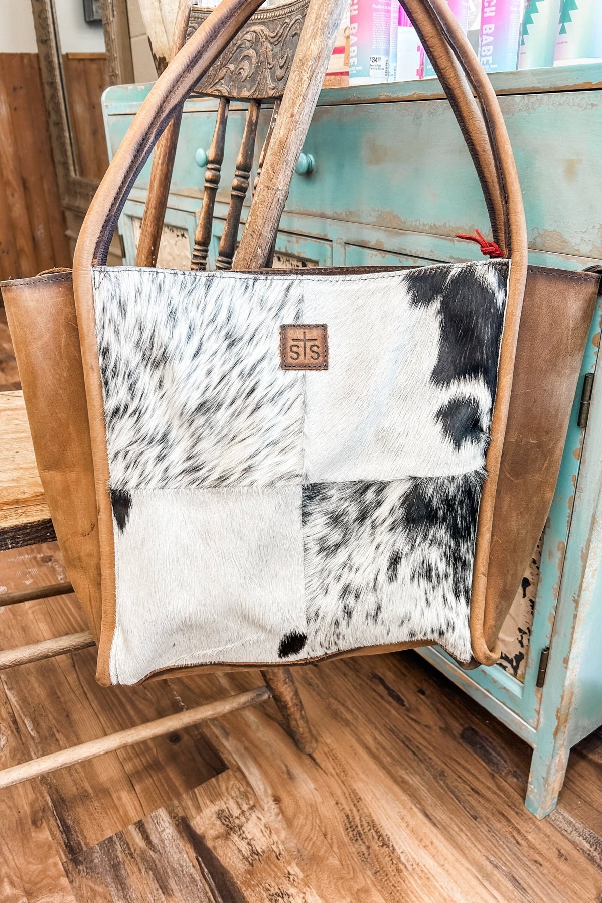 Cowhide Betty Tote - Allure Boutique WY