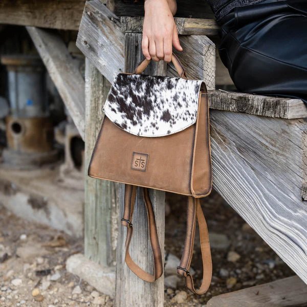 Cowhide Remi Convert Backpack - Allure Boutique WY