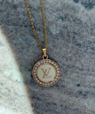 Cream Jules Pendant Necklace - Allure Boutique WY