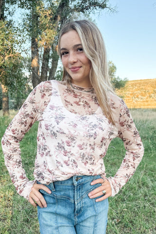 Cream & Rose Long Sleeve - Allure Boutique WY