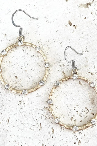 Crystal In - Lay Hoop Earrings - Allure Boutique WY